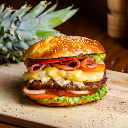 Hamburguesa Hawaiana