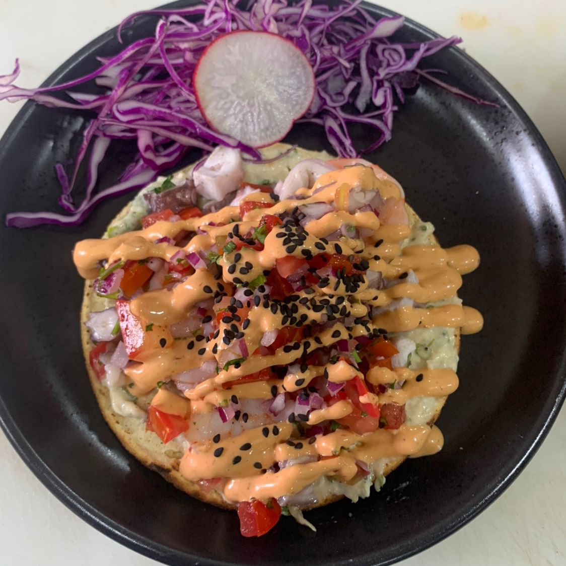 Tostada de Camarón