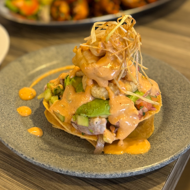 Taco Capeado de Camarón