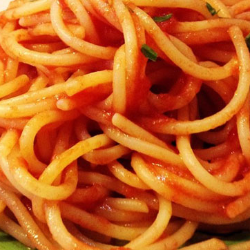 Espagueti de tomate