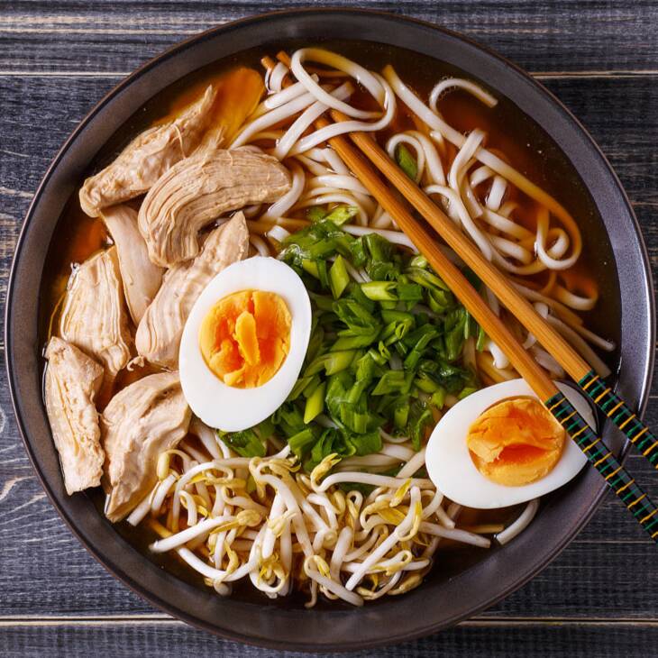 Ramen Misoshiru de Pollo