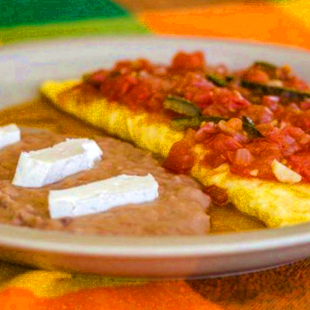 Omelette a la Mexicana