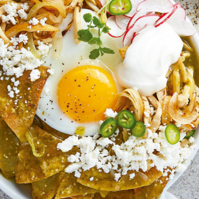 Chilaquiles con Huevo