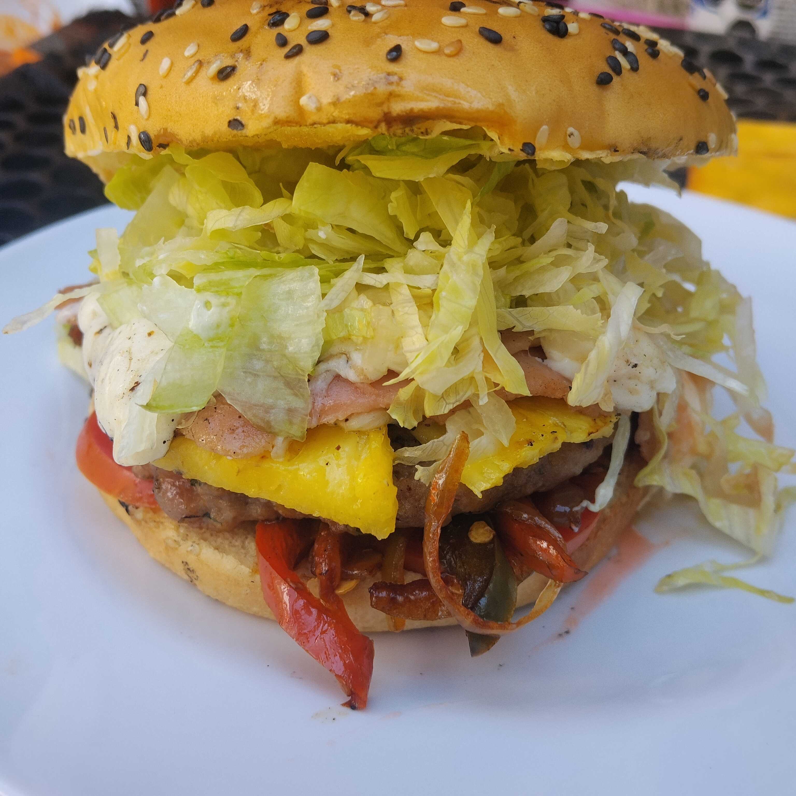 Hamburguesa Hawaiana