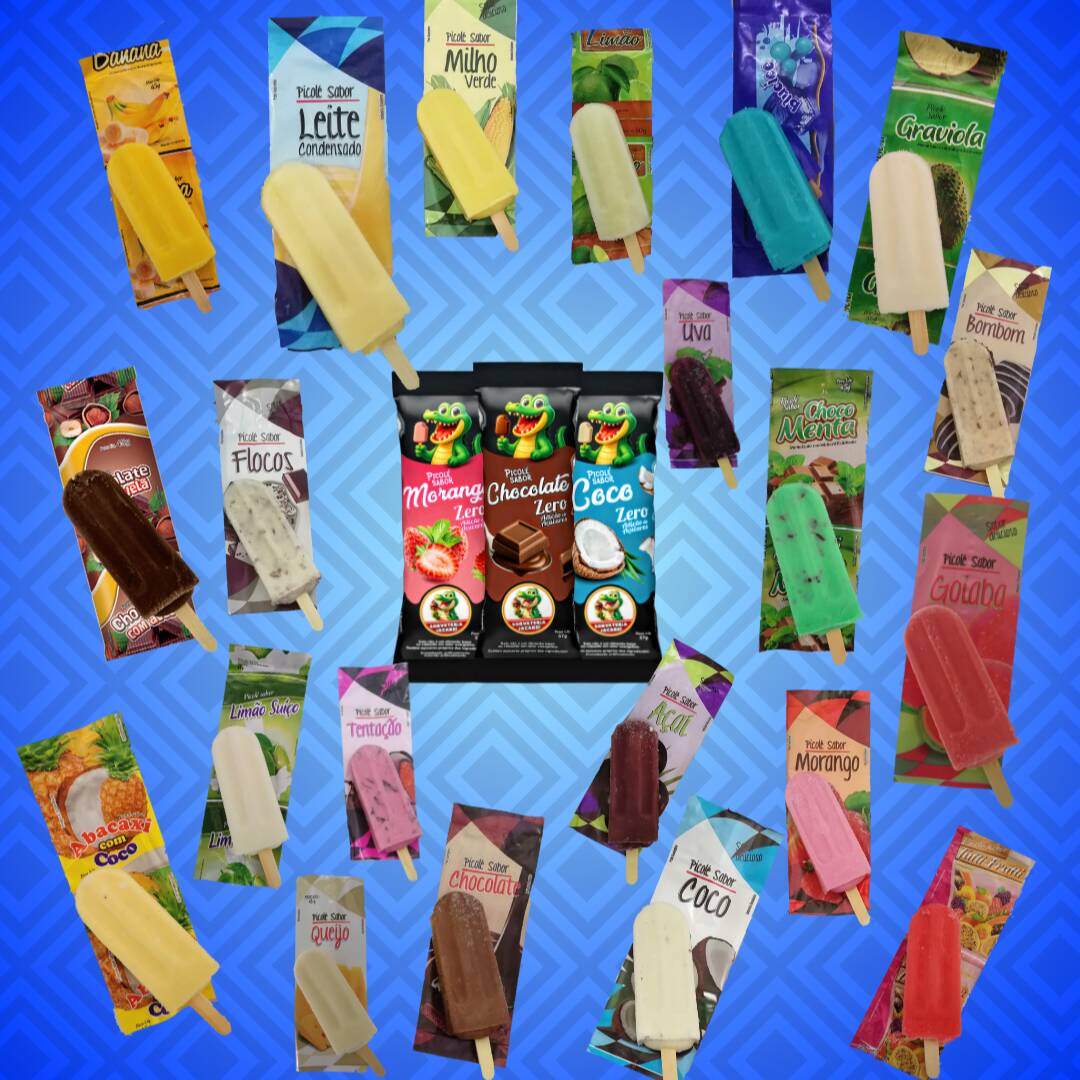 Picolés Ao Leite, Sem Lactose ou Zero Açúcar