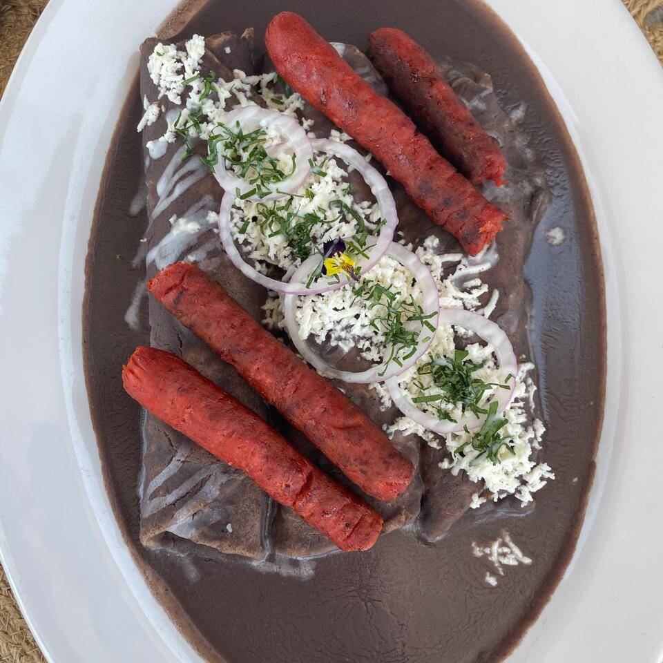 Enfrijoladas Rellenas
