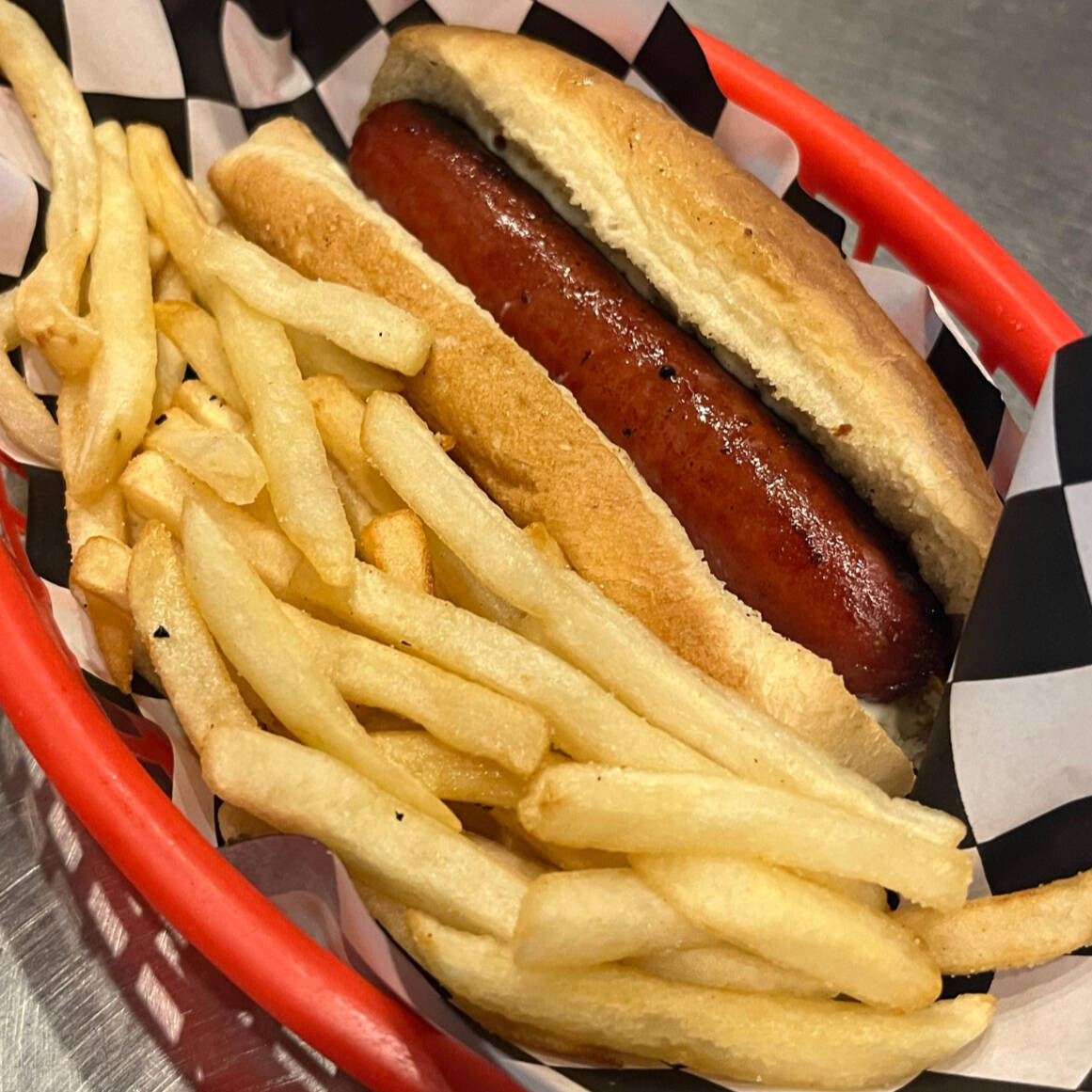 Hot Dog de Res con Papas