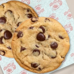 Galleta con chispas de chocolate