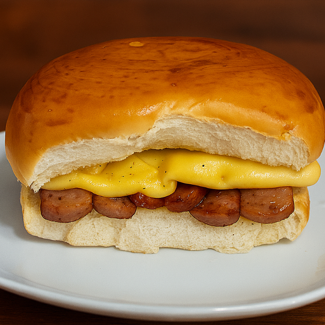 Feito com pão vita fresco, recheado com linguiça fina e queijo que realça o sabor e garante uma combinação clássica e irresistível.