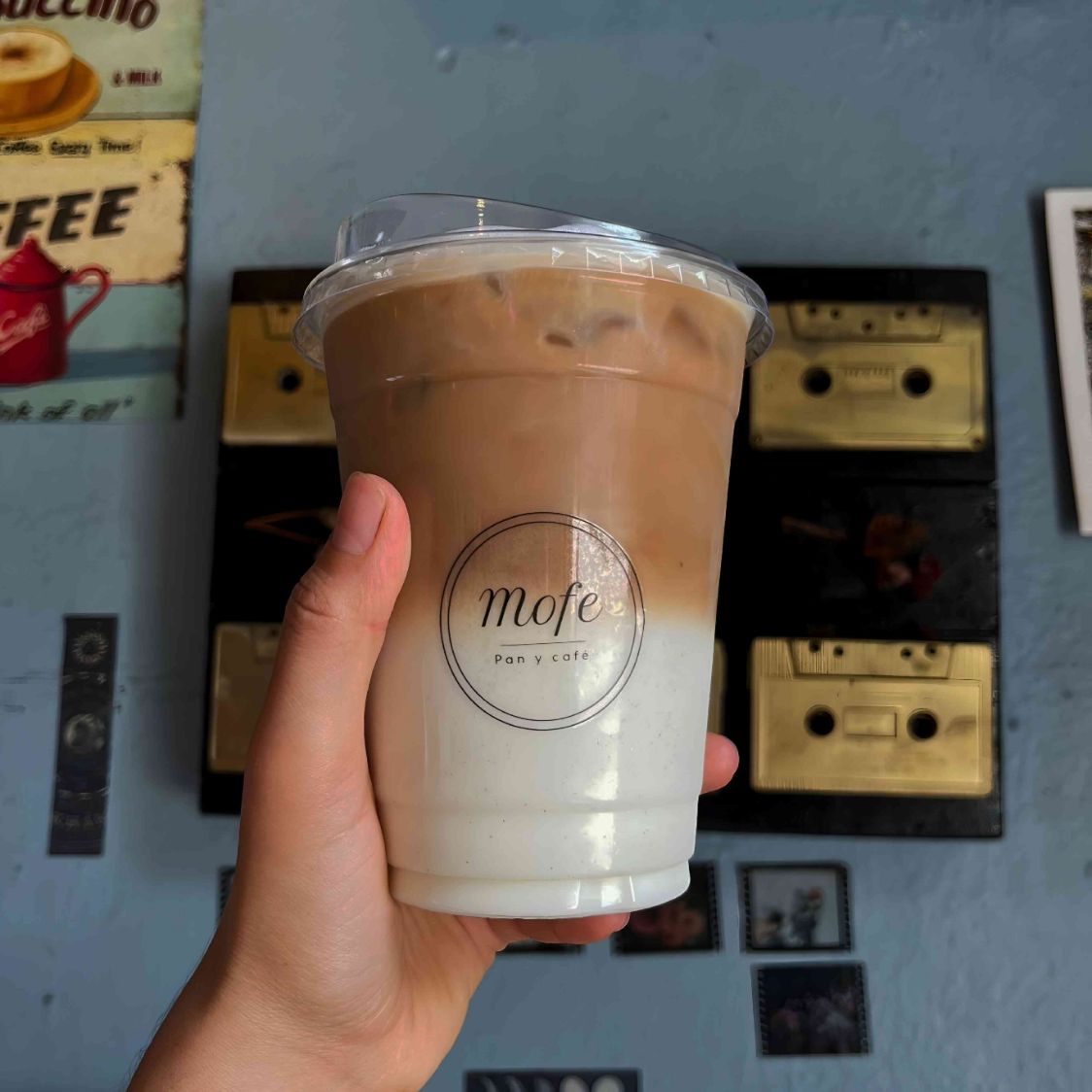 Latte avellana frio