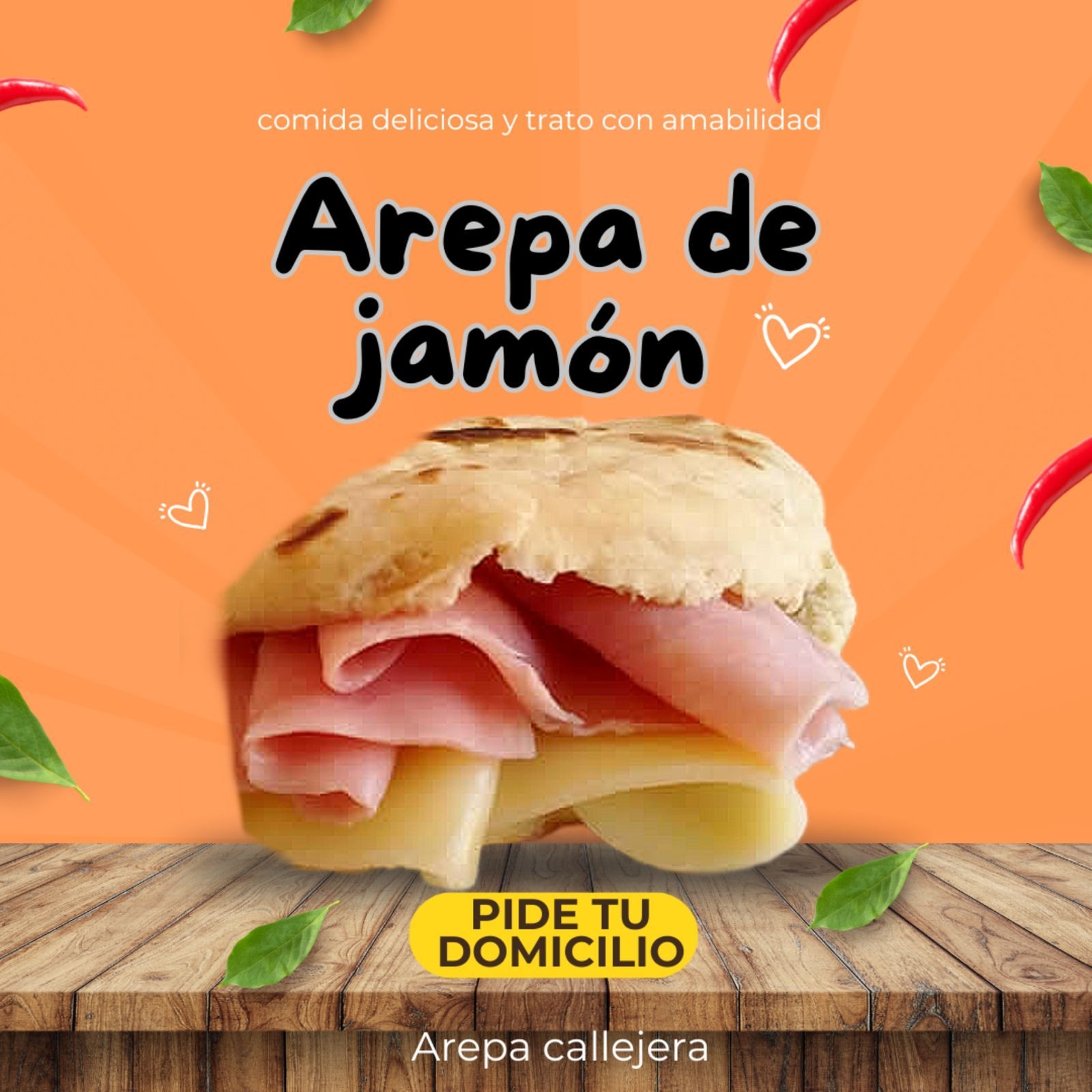 Arepa de Jamón