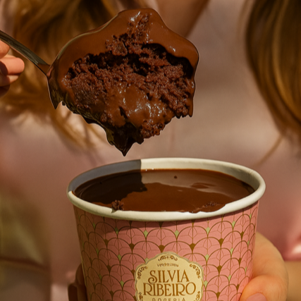 Massa de chocolate zero açúcar, brigadeiro zero açúcar com Whey de cacau.