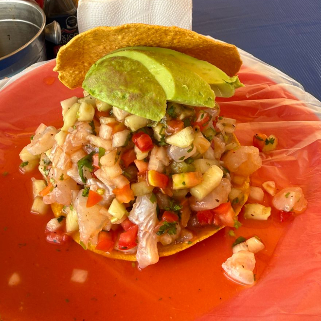 TOSTADA CAMARON ESPECIAL