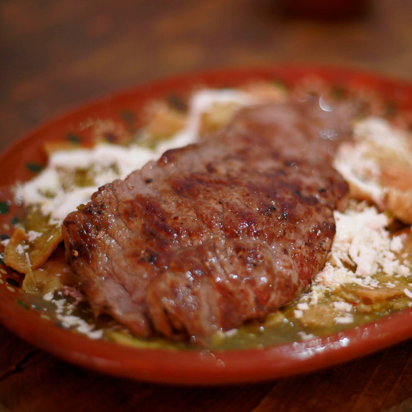 Chilaquiles con Asada
