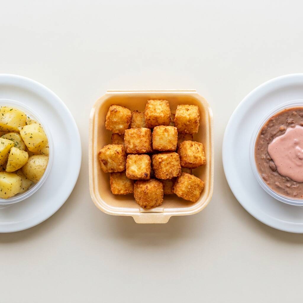 Dados de Queso + 2 acompañamientos