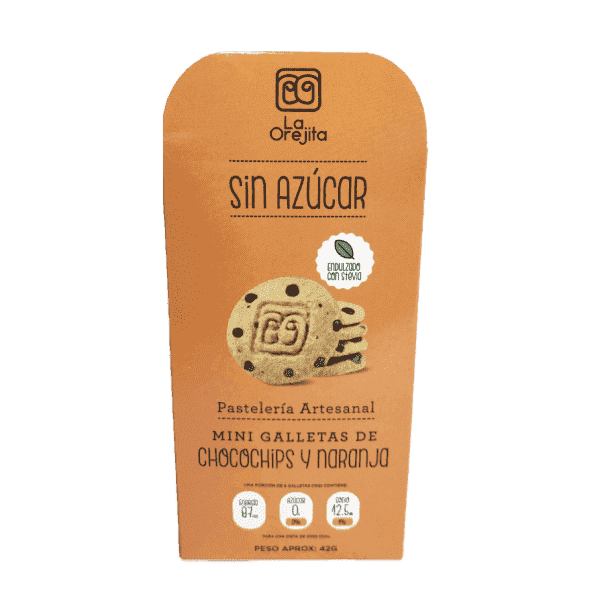 Galletas Choco Chips y Naranja Minis 6 uds