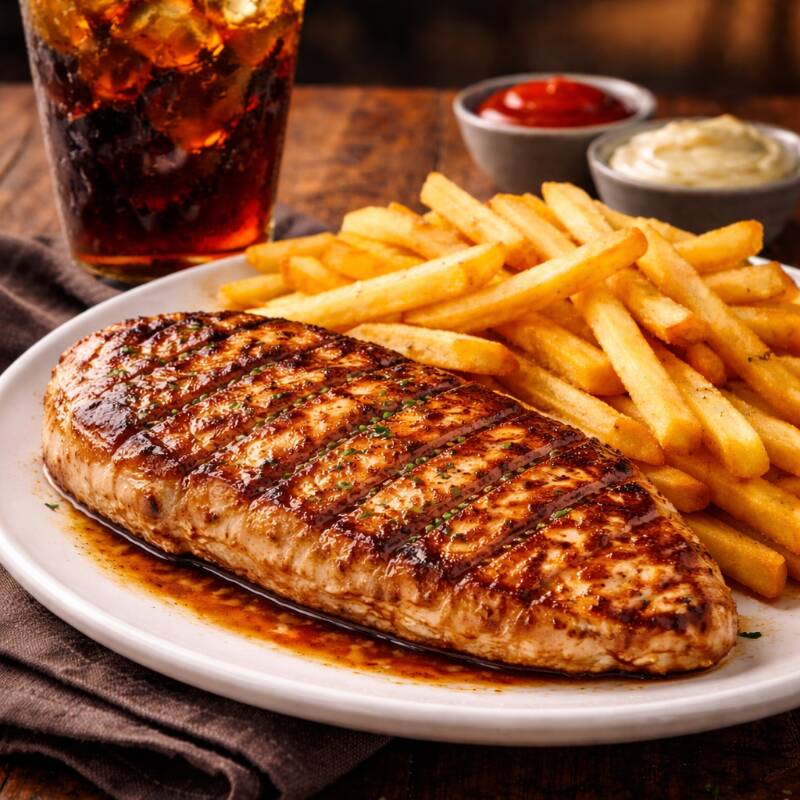 Combo Filete de Pechuga a la Parrilla