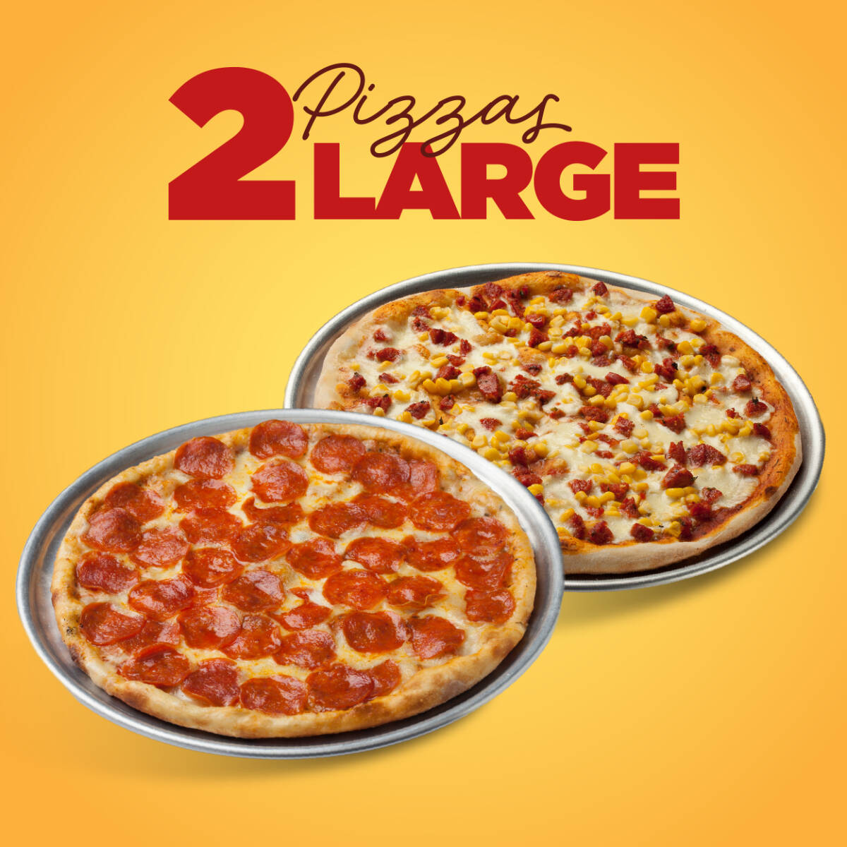 2 Pizzas Large