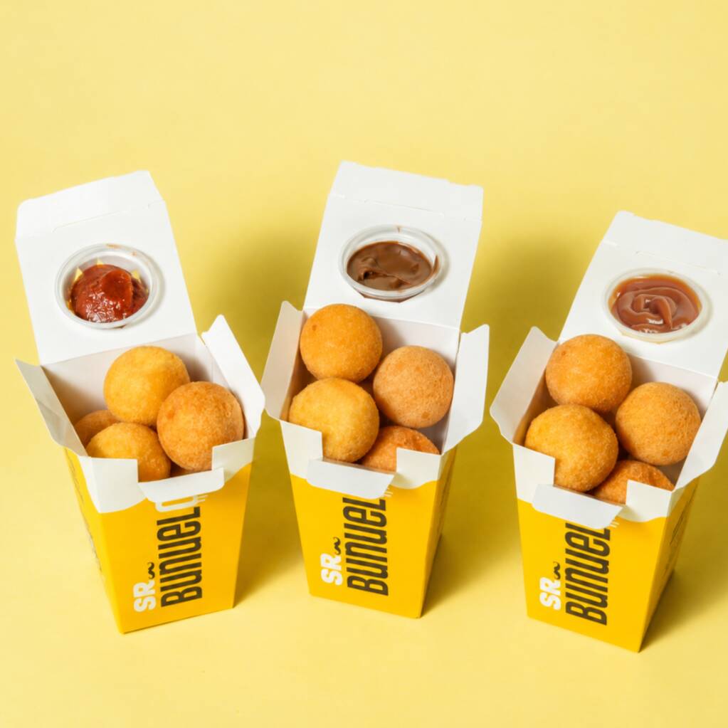 3 Cajitas Mini Buñuelos