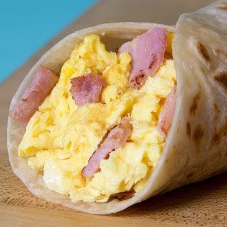 Taco de Huevo con Jamón