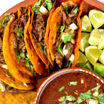 Orden Tacos de Birria con Consomé
