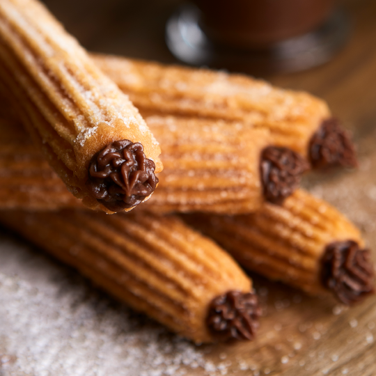 Churros rellenos 5 unid
