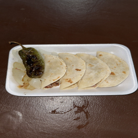 Orden de Tacos Brisket en Harina (4)
