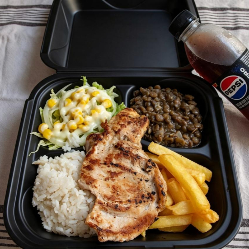 Lunch de Cerdo + Gaseosa 250 ml