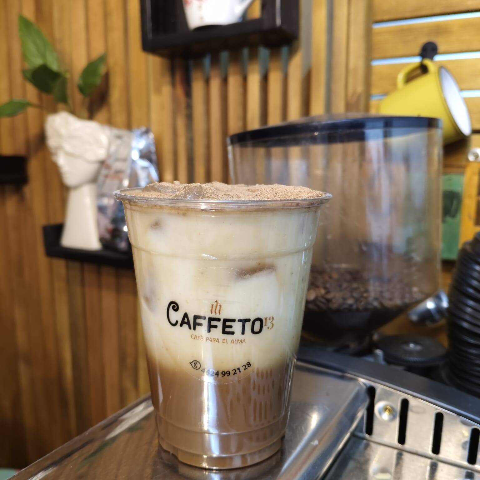 Latte frio de chocolate abuelita