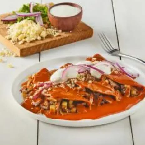 Echiladas en Morita+bebida