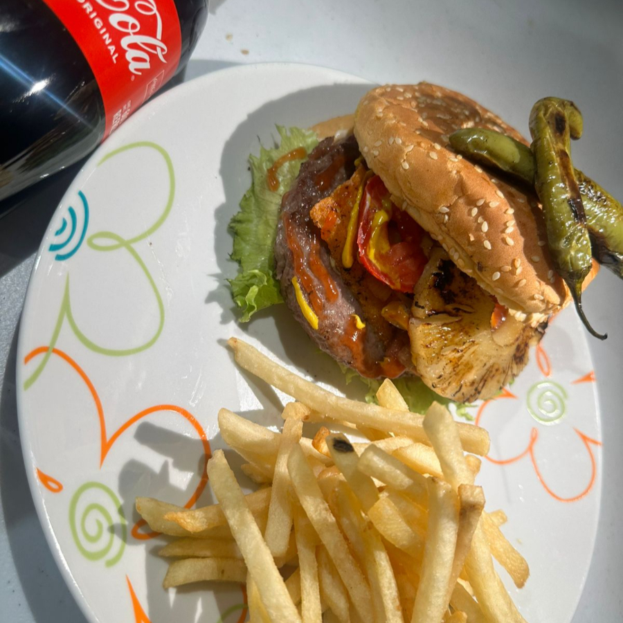 Paquete de Hamburguesa Hawaiana