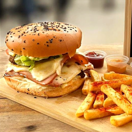 Burger Mixta + Francesa + Gaseosa