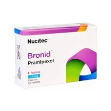 Bronid (Pramipexol) 1 Mg Caja con 30 Tabletas Labo