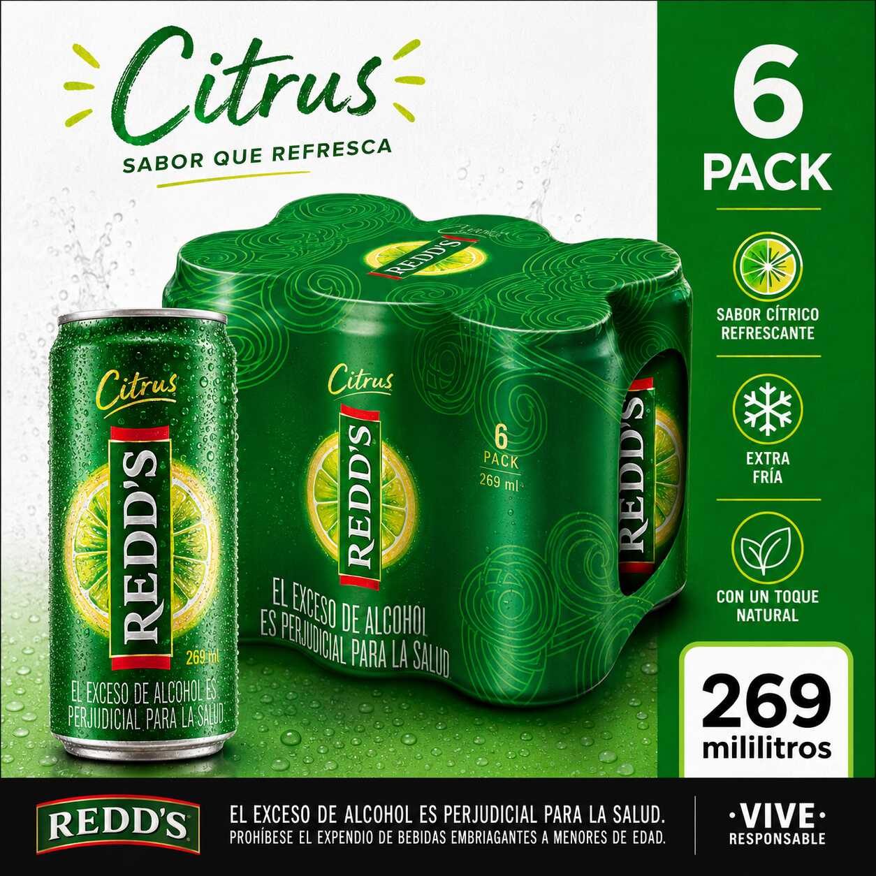 Redd.s X 269 Ml SIX PACK