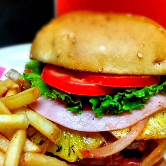 HAMBURGUESA HAWAIANA