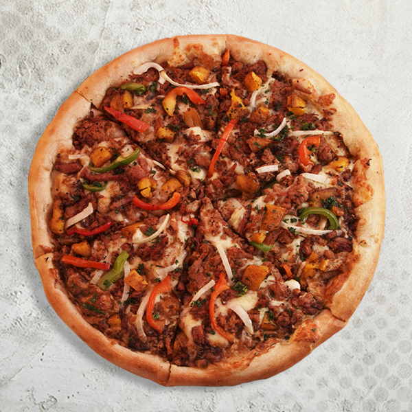 Pizza M 6 Porciones Cerbo BBQ