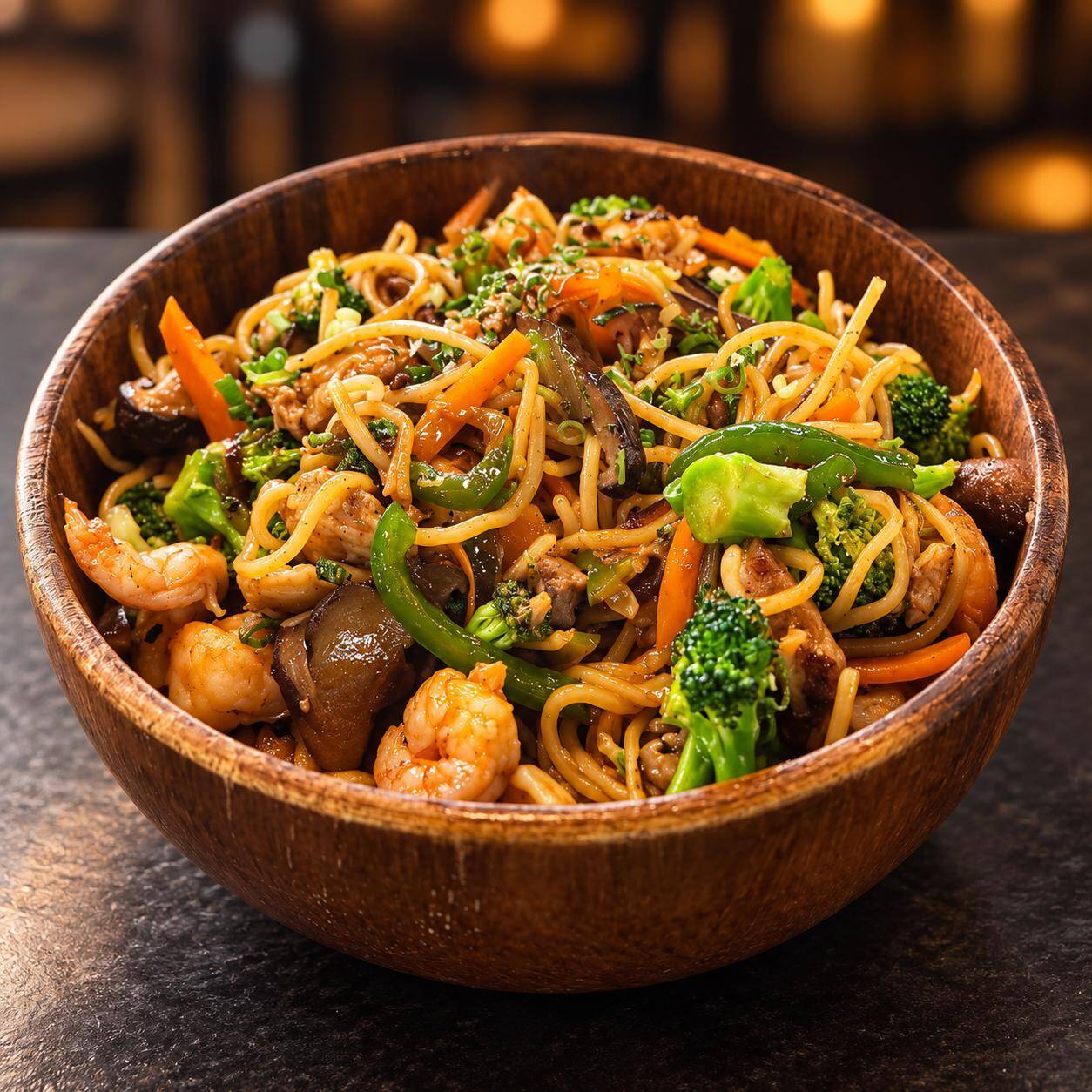 YAKISOBA DE CAMARÓN