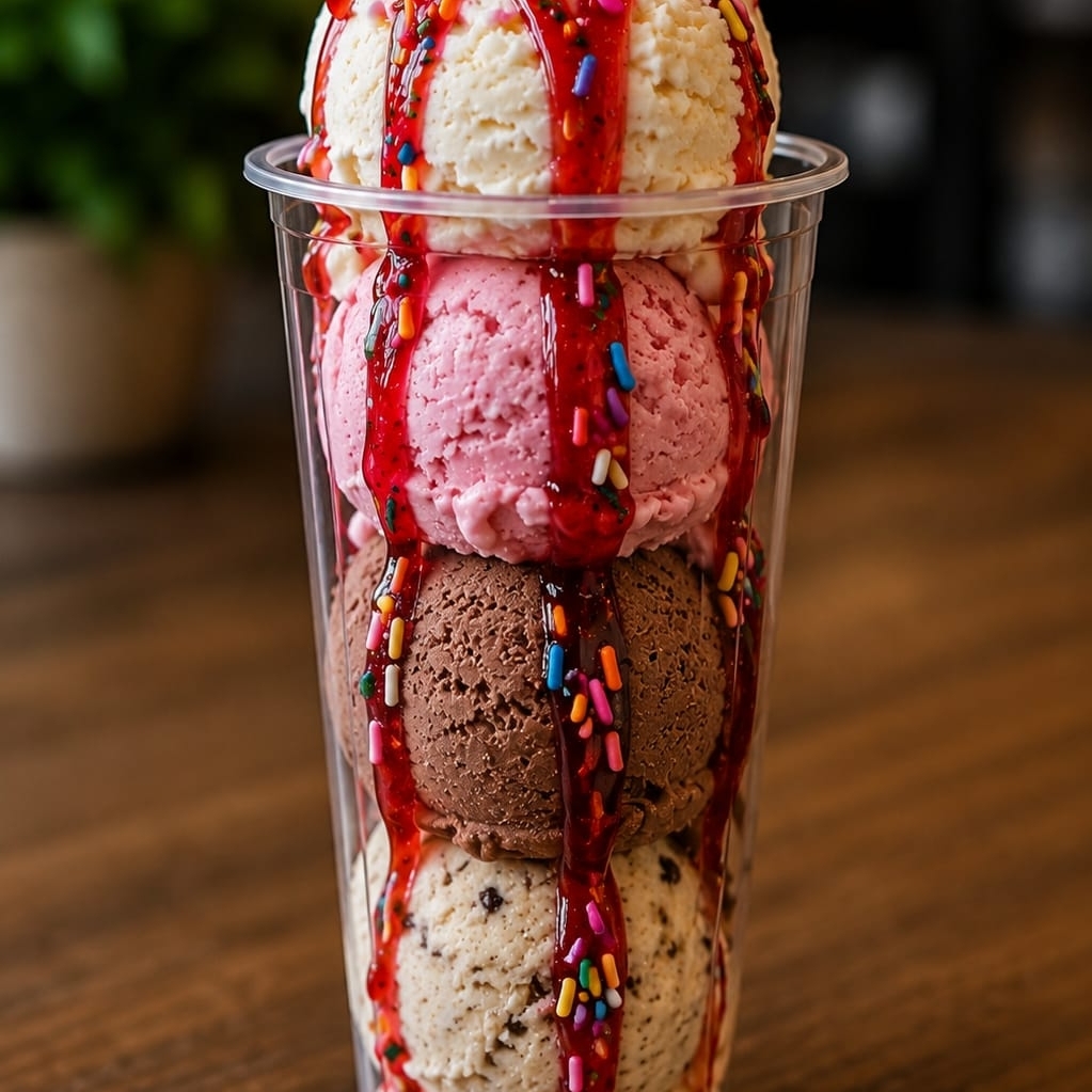 4 Bolas de Helado