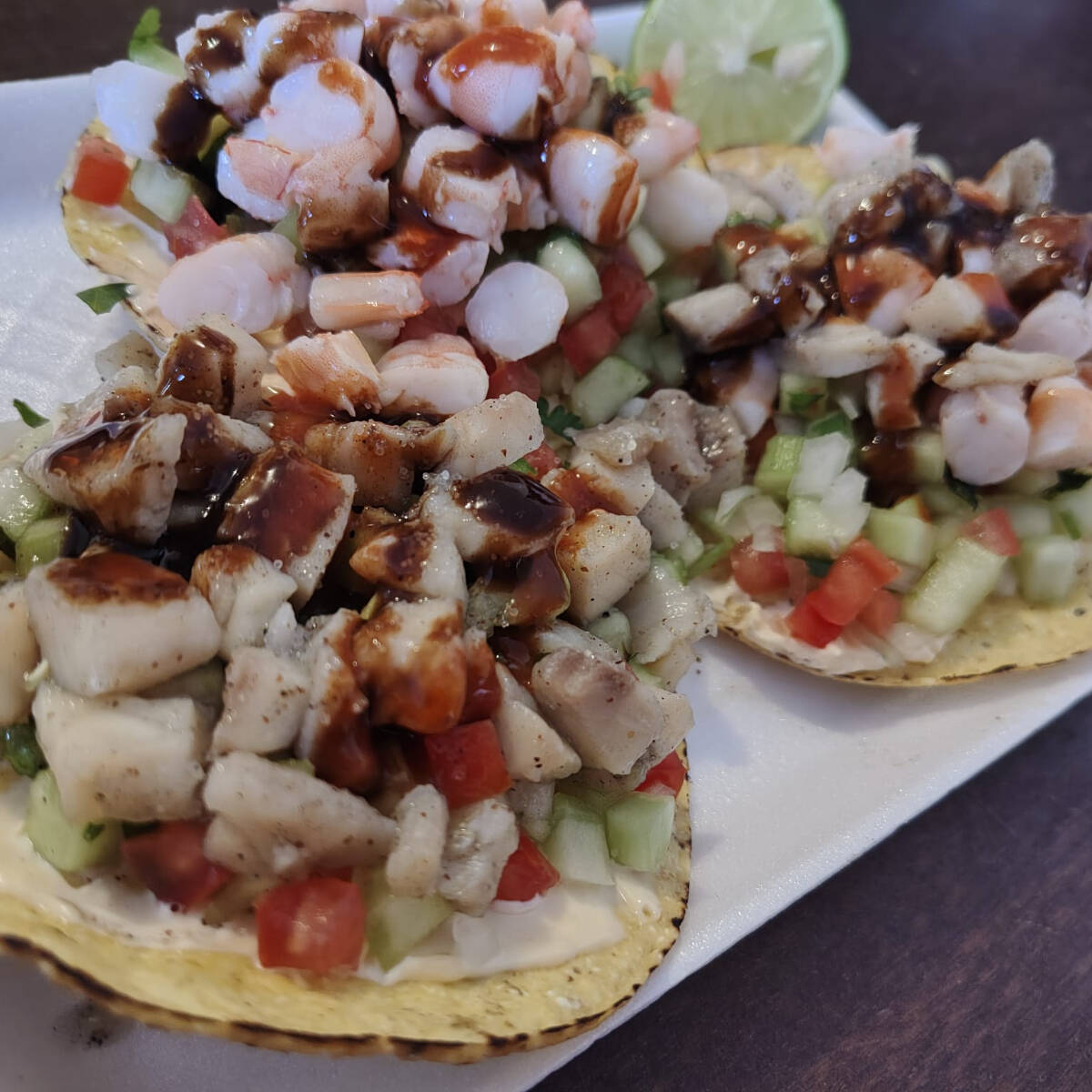 Trío de Tostadas de Ceviche