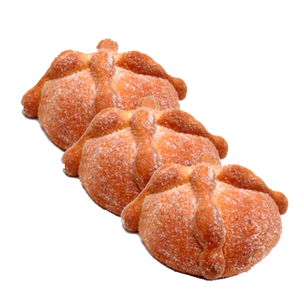 Pan de Muerto (3 Piezas)
