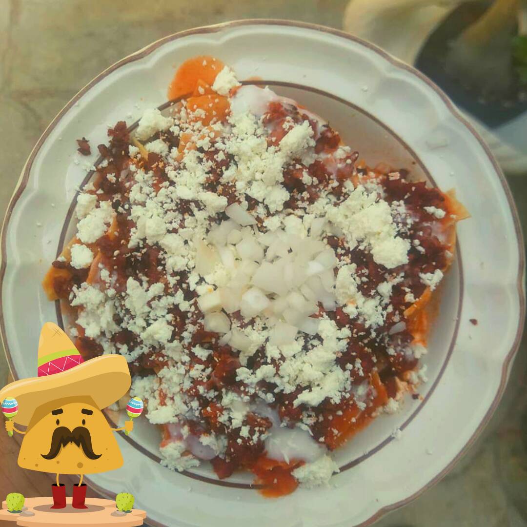 Chilaquiles con Chorizo