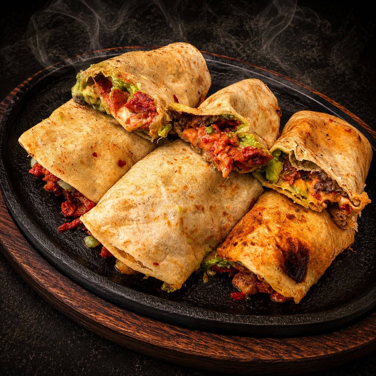 3 Mini Burritos al Pastor