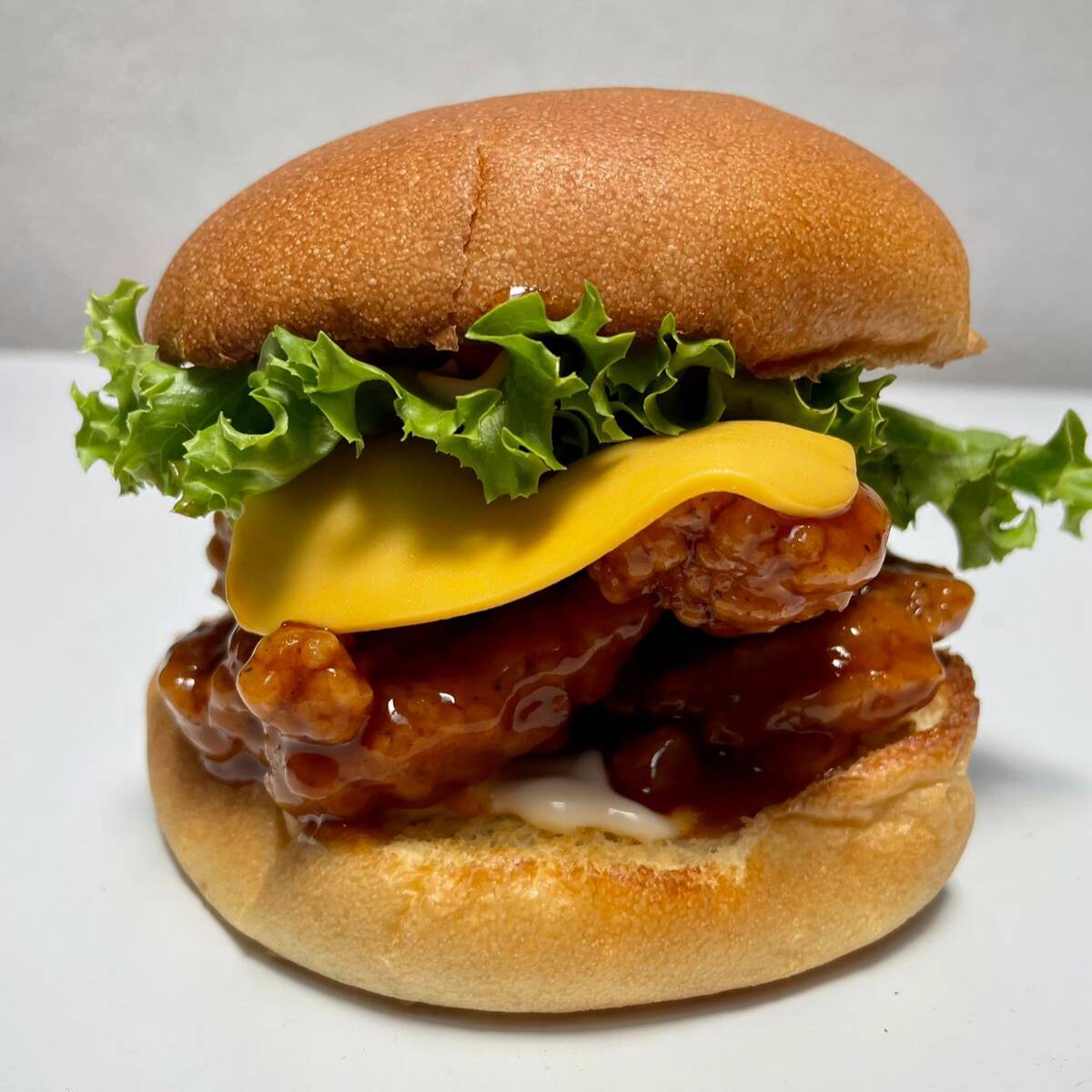 BURGER DE POLLO BBQ