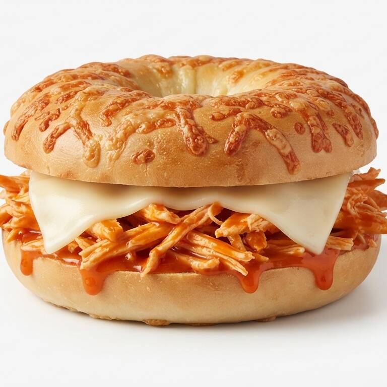 Bagel Buffalo Chicken
