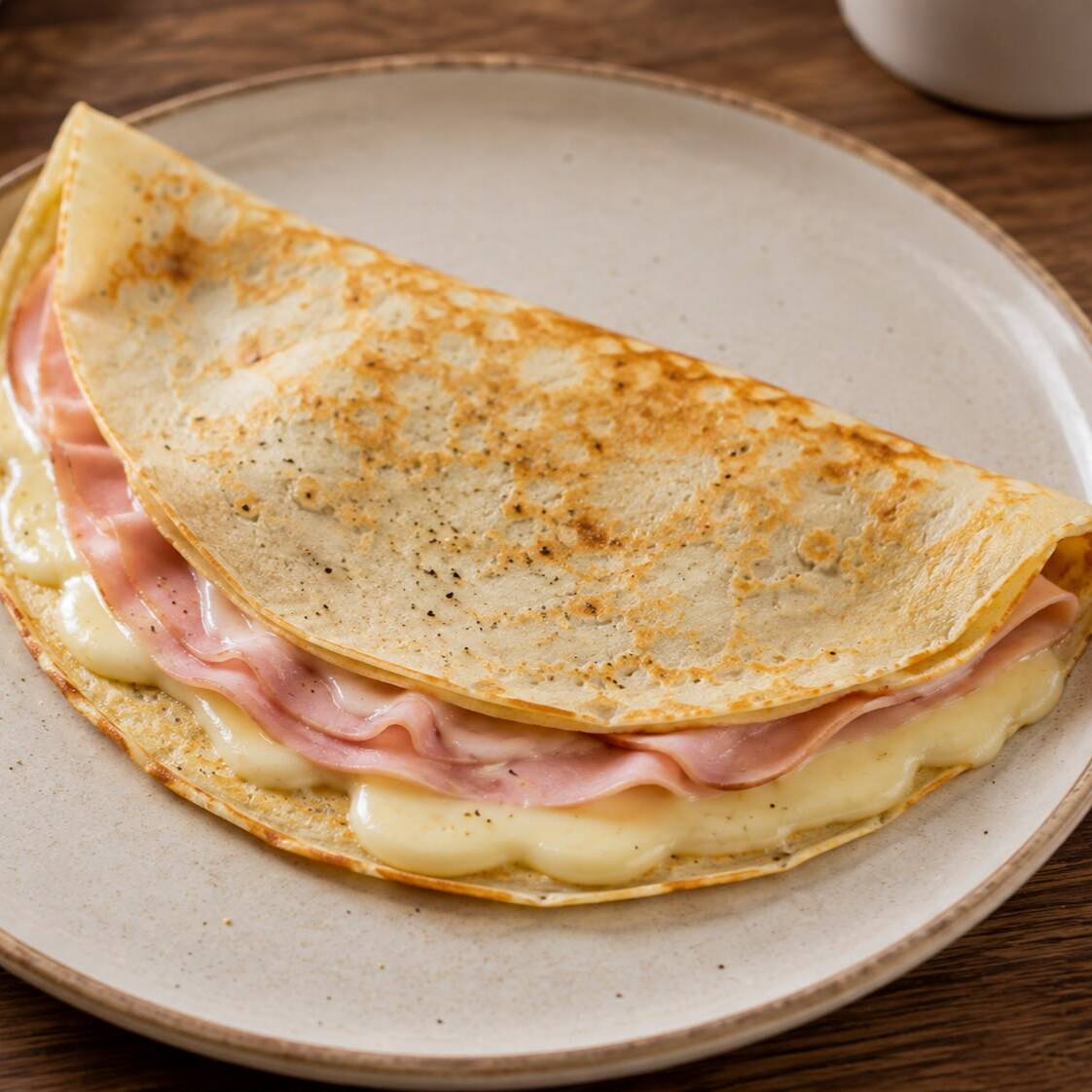 Crepa de Jamon y Queso