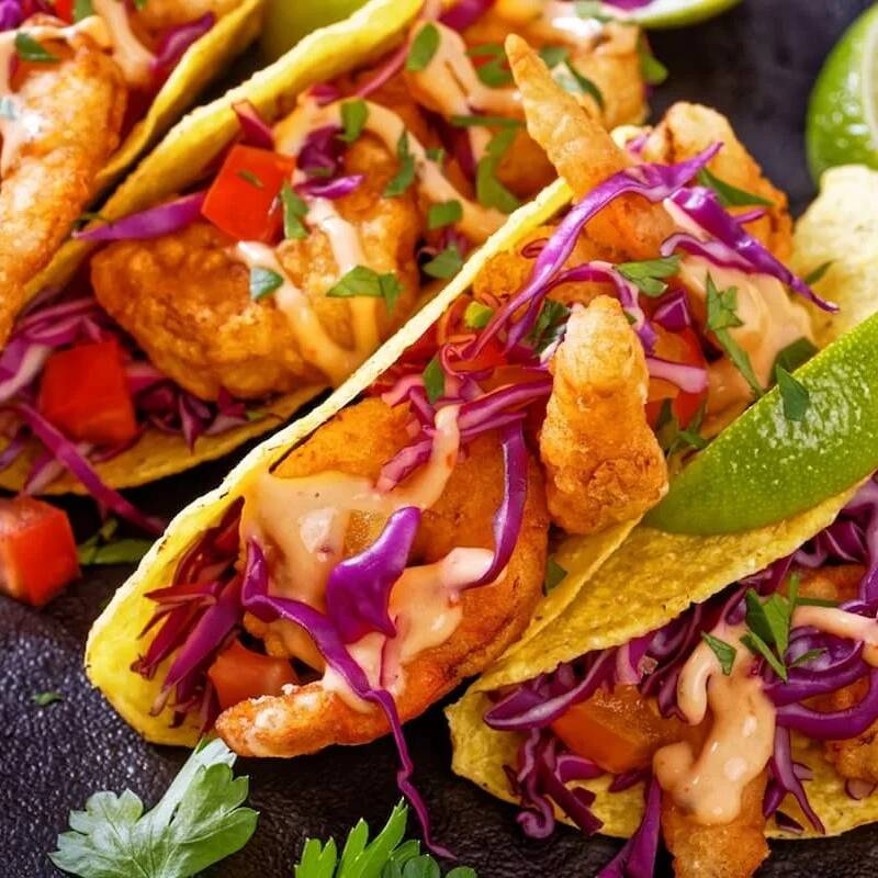 Taco de Camarón Capeado
