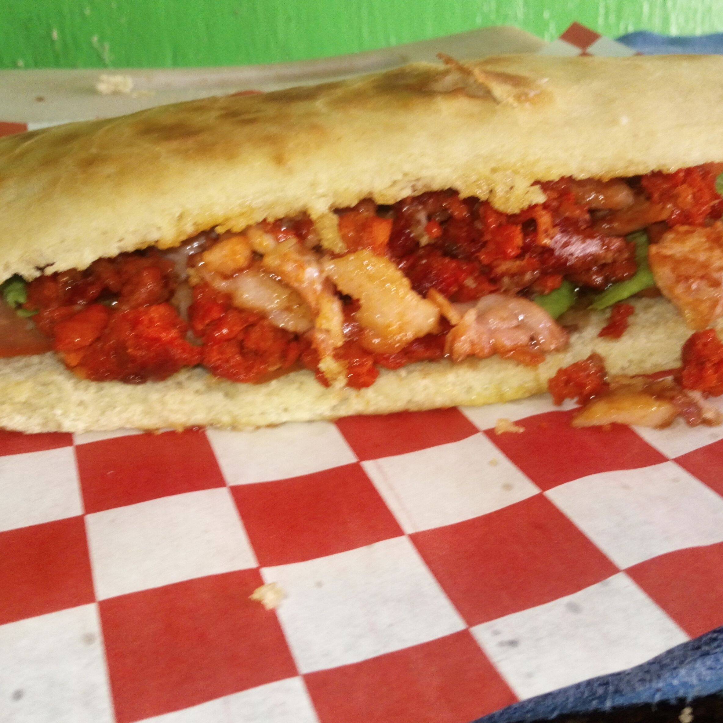 Lonche Combinado Tocino y Chorizo