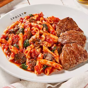 Escolha entre um dos nossos deliciosos grelhados acompanhado de 200g de massa italiana com 2 conchas de molho e 4 ingredientes à sua escolha.