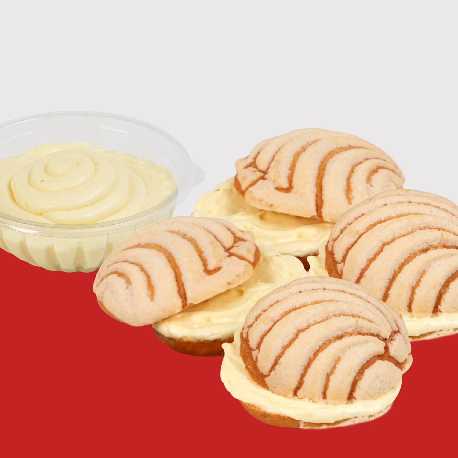 Combo 4 conchas + ¼ natilla.