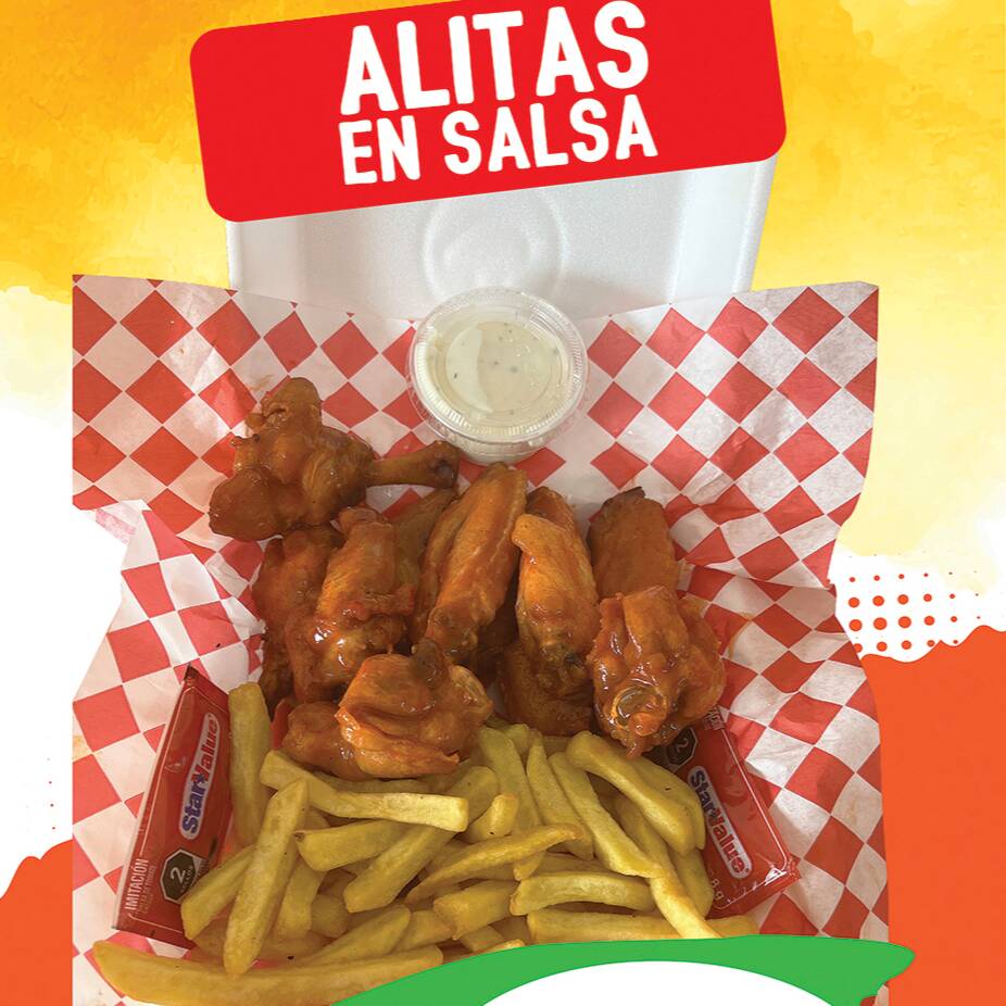 ALITAS EN SALSA
